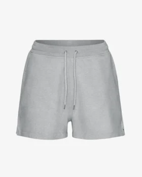 Short de survêtement bio pour femme - Gris chiné