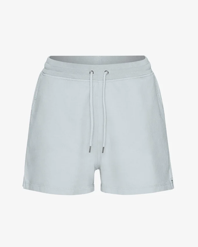 Short de survêtement bio pour femme - Gris nuageux
