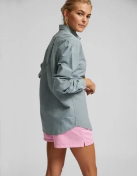 Short de survêtement bio pour femme – Gris nuageux