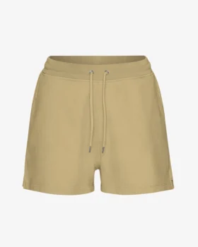 Short de survêtement bio pour femme - Kaki désert