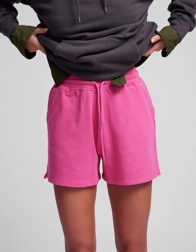 Short de survêtement bio pour femme - Bleu bord de mer