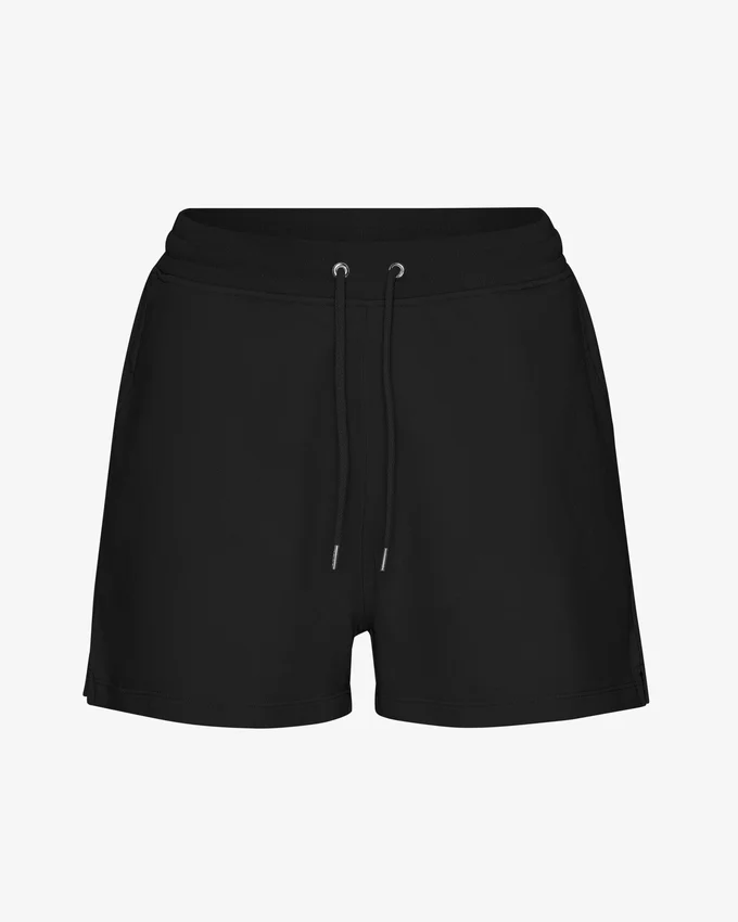 Short de survêtement bio pour femme - Noir intense