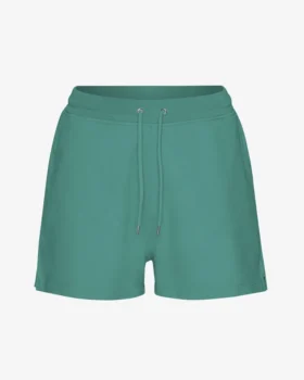 Short de survêtement bio pour femme - Vert sapin