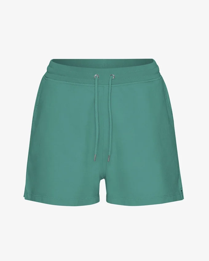 Short de survêtement bio pour femme - Vert sapin