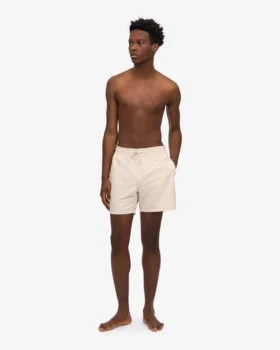 Shorts de bain classique – Blanc ivoire