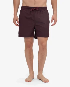 Shorts de bain classique – Rouge sang de bœuf