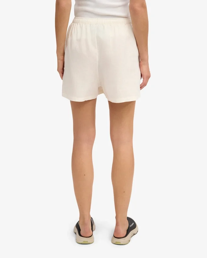 Shorts en lin - Blanc ivoire