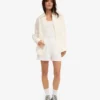 Shorts en lin - Blanc optique