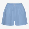 Shorts en lin - Bleu bord de mer