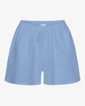 Shorts en lin - Bleu bord de mer