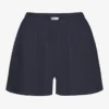Shorts en lin - Bleu marine
