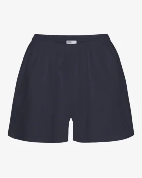 Shorts en lin - Bleu marine