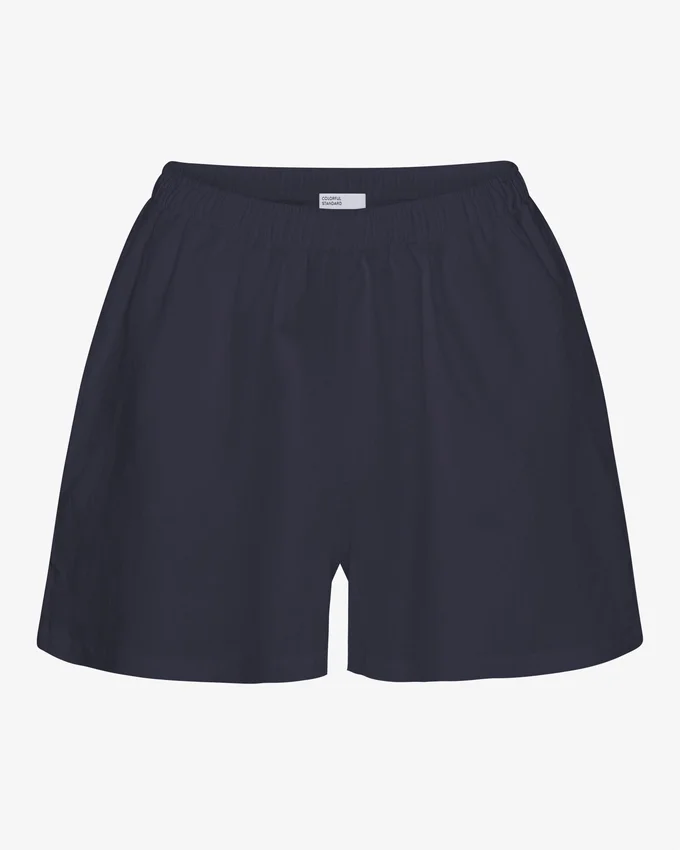 Shorts en lin - Bleu marine