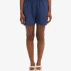 Shorts en lin - Bleu marine
