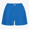 Shorts en lin - Bleu Pacifique
