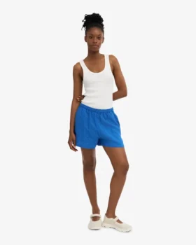 Shorts en lin – Bleu Pacifique