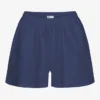 Shorts en lin - Bleu pétrole