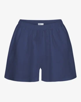 Shorts en lin - Bleu pétrole