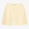 Shorts en lin - Jaune pâle
