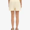 Shorts en lin - Jaune pâle