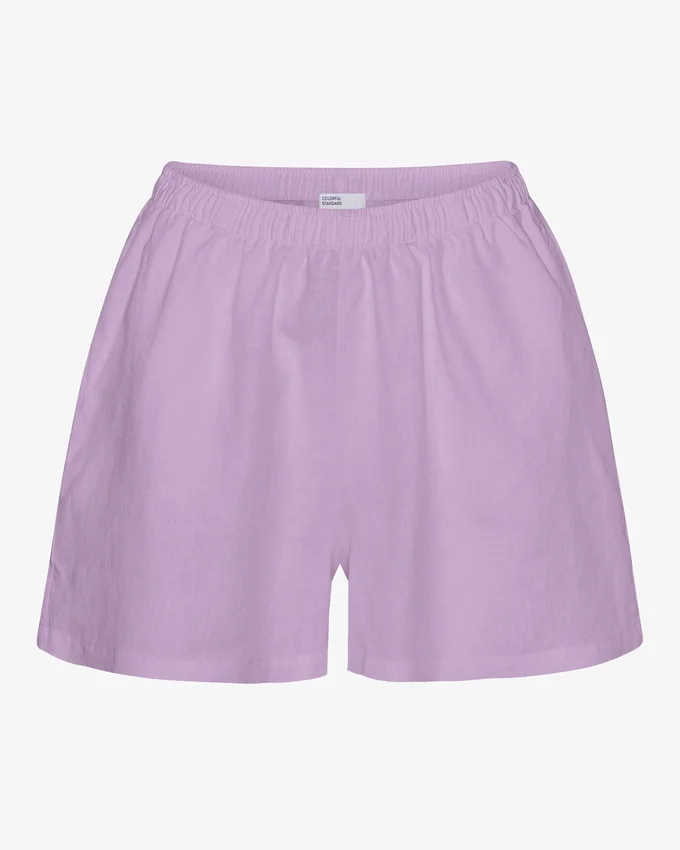 Shorts en lin - Lavande douce
