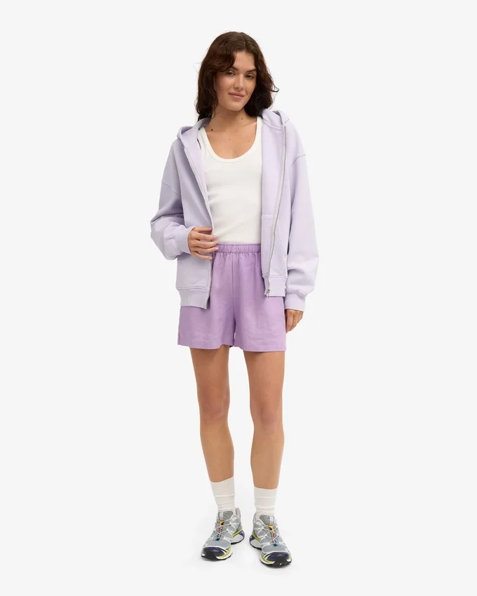 Shorts en lin - Lavande douce