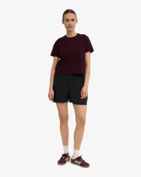 Shorts en lin – Noir intense