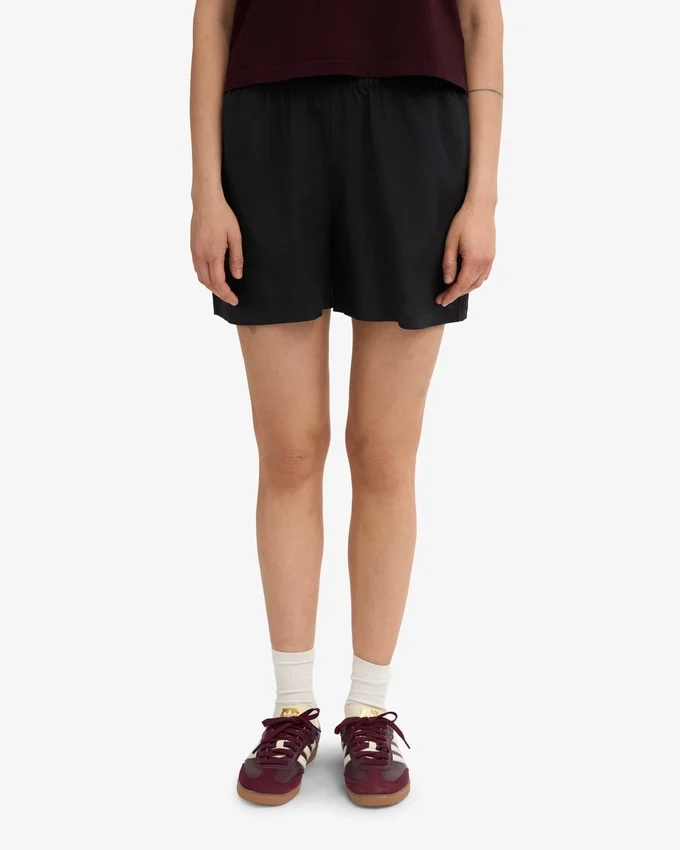 Shorts en lin - Noir intense