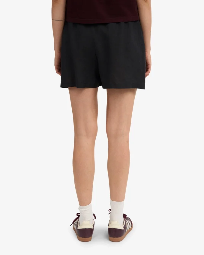 Shorts en lin - Noir intense