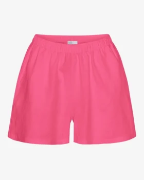 Shorts en lin - Rose bubble-gum