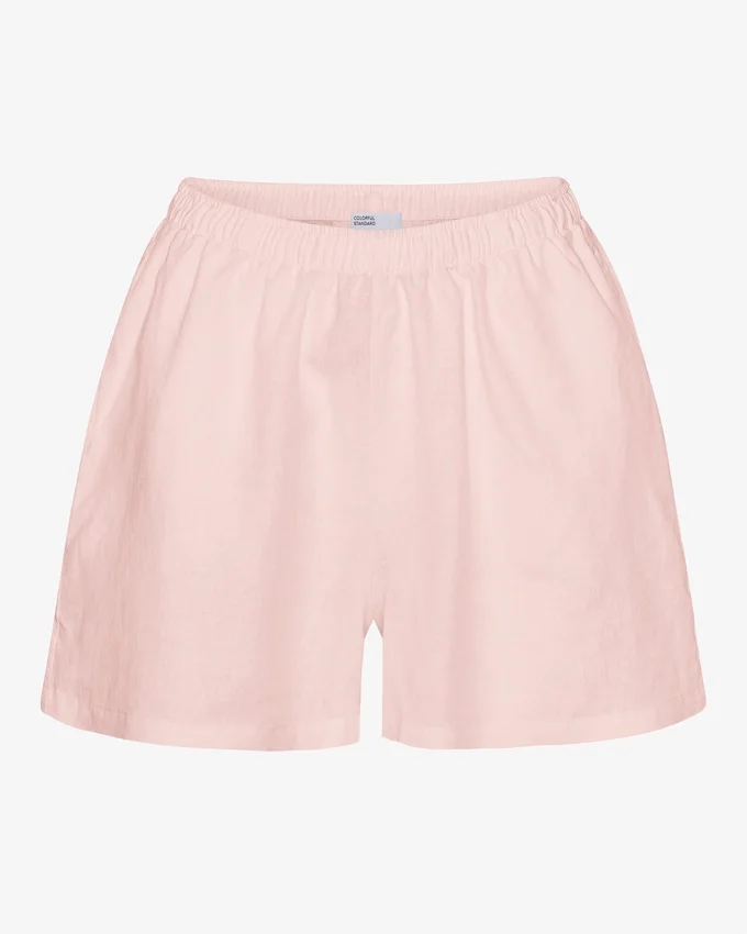Shorts en lin - Rose délavé