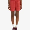 Shorts en lin - Rouge mandarine
