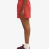 Shorts en lin - Rouge mandarine