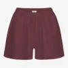 Shorts en lin - Rouge sang de bœuf