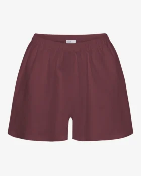 Shorts en lin - Rouge sang de bœuf