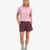 Shorts en lin - Rouge sang de bœuf
