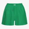Shorts en lin - Vert Kelly