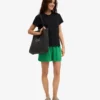 Shorts en lin - Vert Kelly