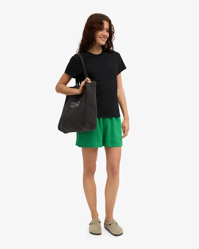 Shorts en lin - Vert Kelly