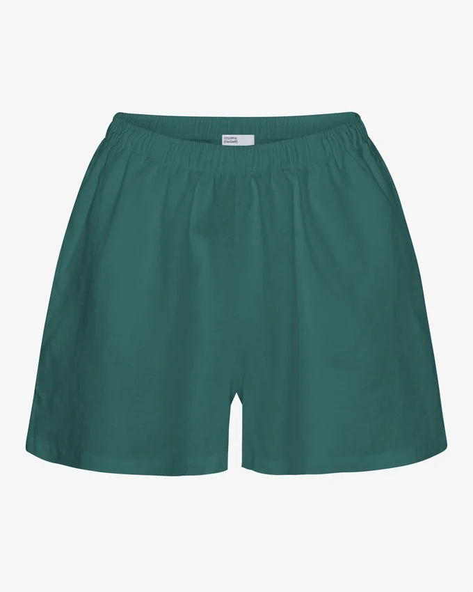 Shorts en lin - Vert océan
