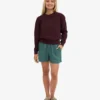 Shorts en lin - Vert océan