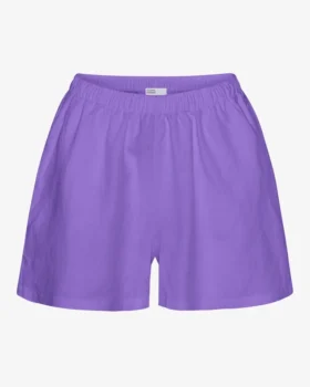 Shorts en lin - Violet ultra