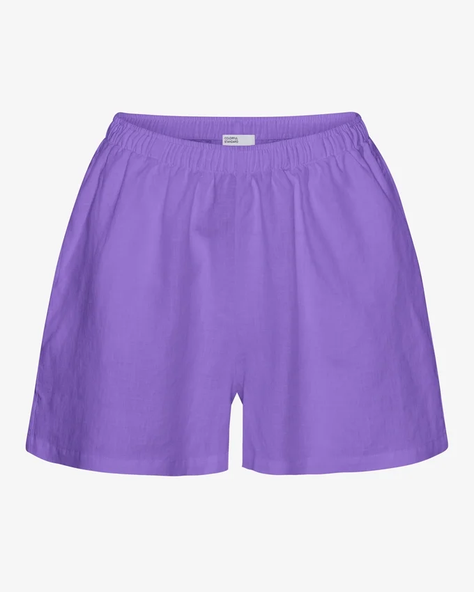 Shorts en lin - Violet ultra