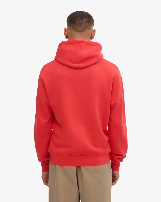 Sweat à capuche Classic Organic bio - Rouge mandarine