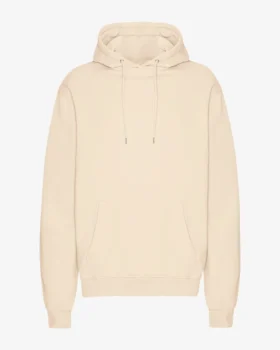 Sweat à capuche Classic Organic en coton bio - Blanc ivoire