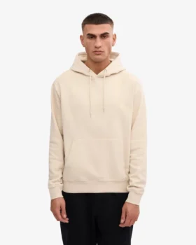 Sweat à capuche Classic Organic en coton bio – Blanc ivoire