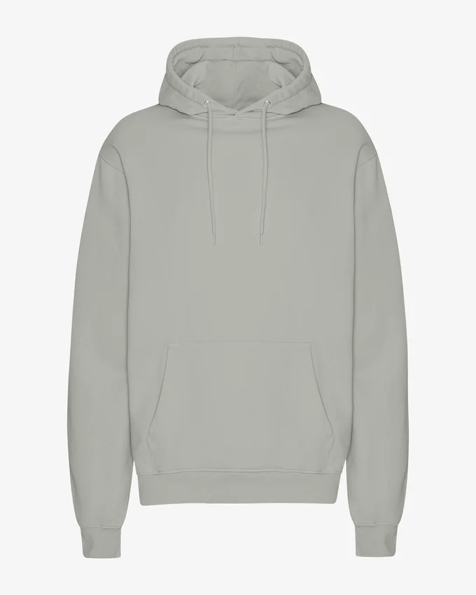 Sweat à capuche Classic Organic en coton bio - Bleu acier