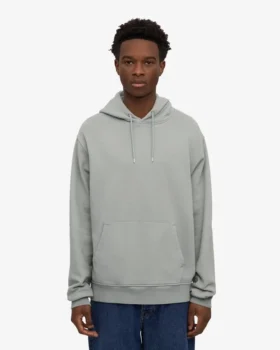 Sweat à capuche Classic Organic en coton bio – Bleu acier