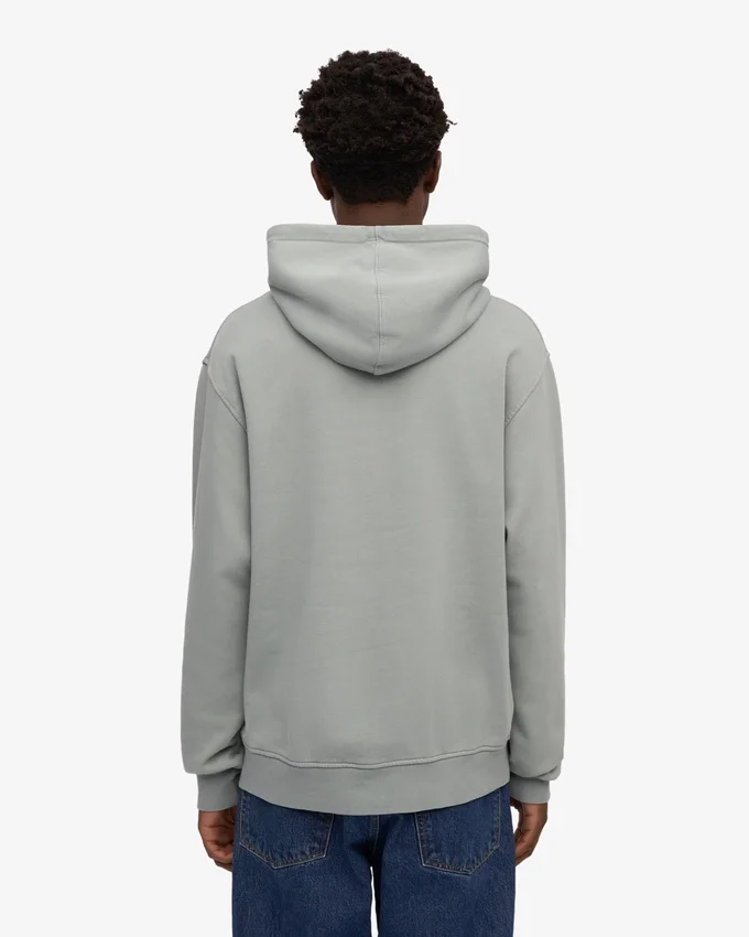 Sweat à capuche Classic Organic en coton bio - Bleu acier