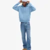 Sweat à capuche Classic Organic en coton bio – Bleu bord de mer